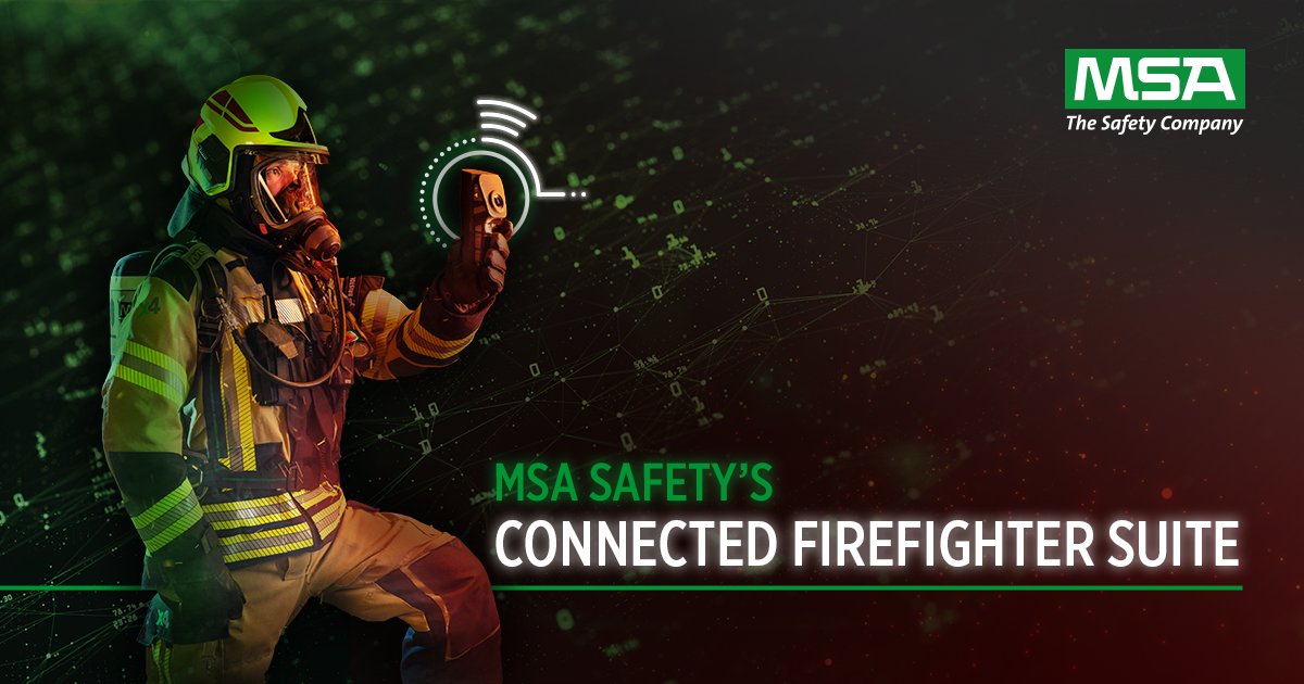 MSAsafety's tweet photo. The MSA Connected Firefighter suite keeps you connected. But what's the importance of connectivity?
Talk to an expert about how our connected solutions can support you: https://t.co/T0STPLMMzn.
#MSASafetyFire #MSAFire #FireGrid #WhenYouGoInWeGoInWithYou #Firefighters https://t.co/JctsMfelng