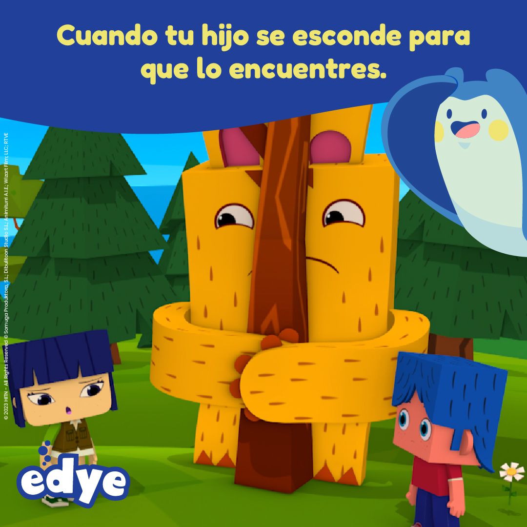 ¿Dónde estará? ¡Es increíble lo bien que se esconde!
#humordepadres #edye