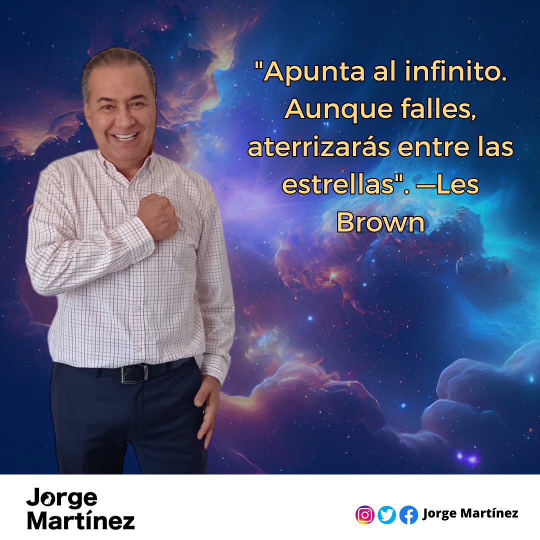 PonleJORGEaTux's tweet photo. Excelente miércoles ombligo de semana 

Nada ha beneficiado más mi vida que apuntar al infinito y soñar en grande. Cuando sueñas en grande y apuntas al infinito, te estás obligando a salir de tu zona de confort. https://t.co/uj0RQu9Bus