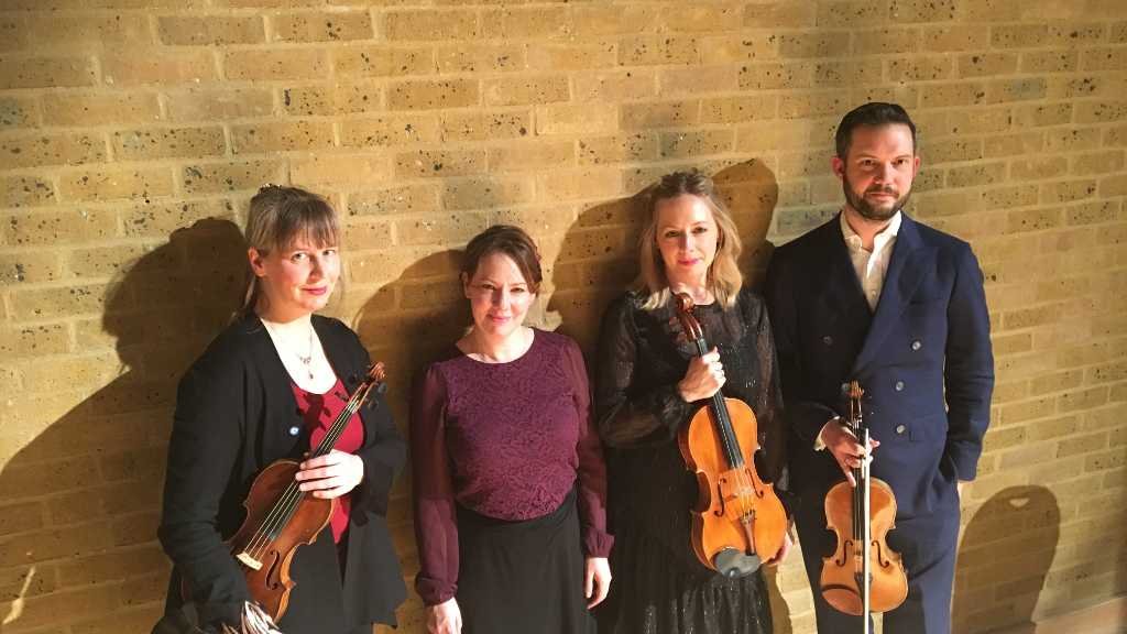 Last few @CallinoQuartet concerts taking place tomorrow in the Great Hall featuring #bach #mozart #haydn & #franck. Book your tickets: dartington.org/event/callino-…