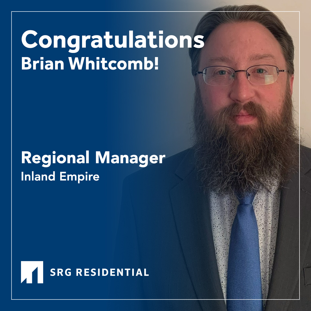 SaresRegisGroup's tweet photo. Congratulations to Brian Whitcomb! Brian has been promoted to Regional Manager for the Inland Empire.

#srgresidential #saresregisgroup #propertymanagement #multifamily #promotions #inlandempire #SoarWithSRG https://t.co/jn00BUVm02