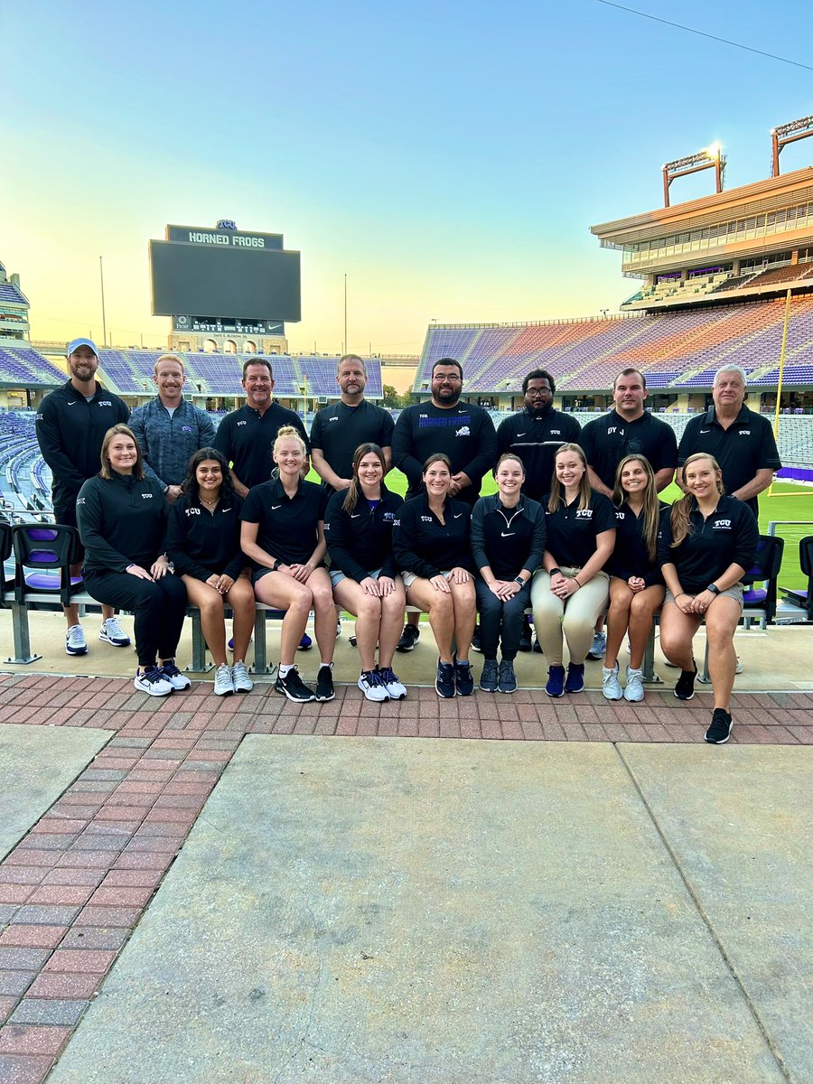 Say hello to TCU’s 2023-2024 Athletic Training Staff and the 2023 Big XII Sports Medicine Staff of the Year ✨

#gofrogs #tcusportsmed