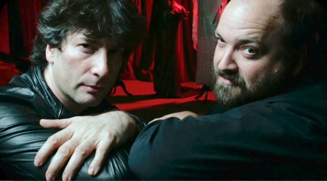 So much genius in just one pic #NeilGaiman #DaveMcKean