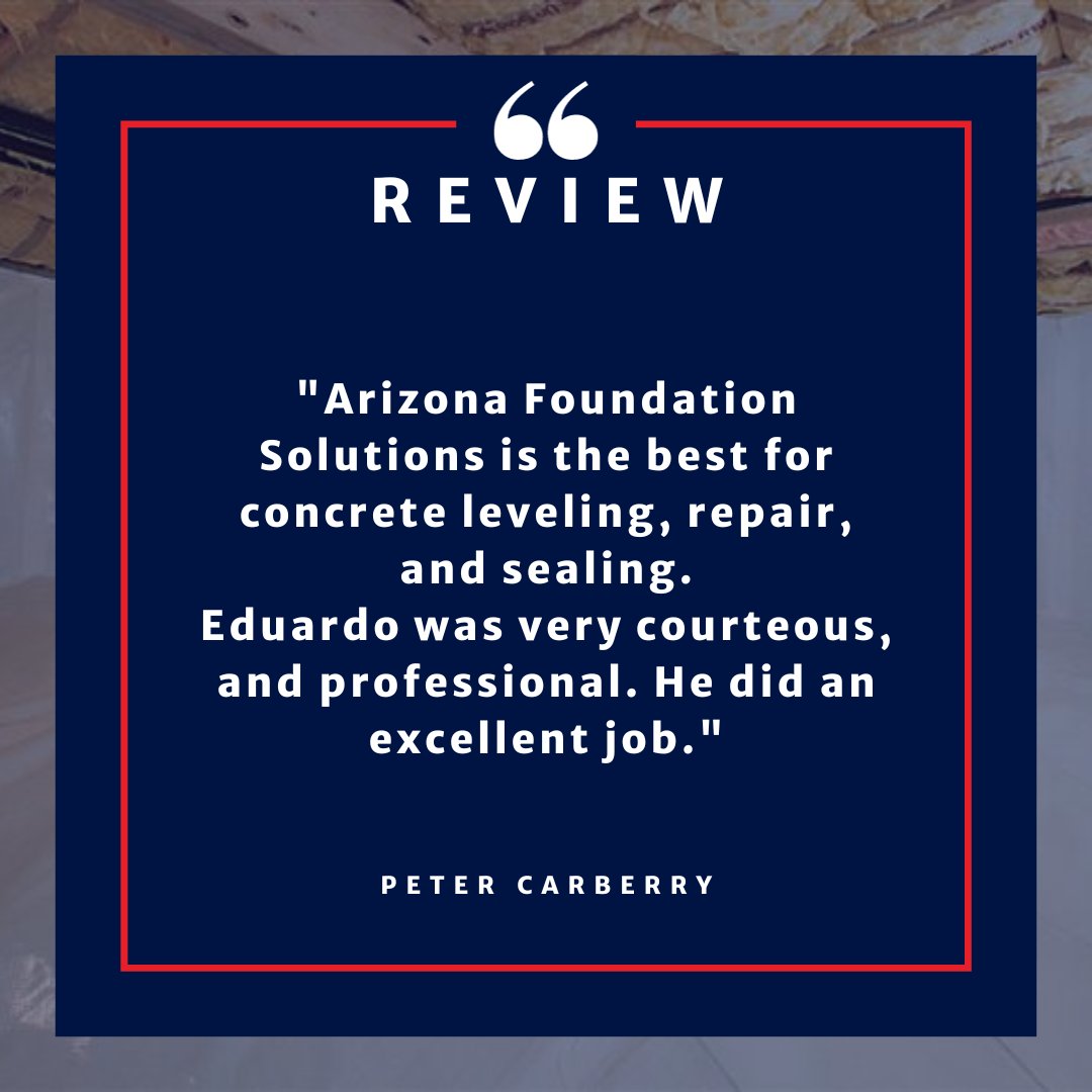 AZFoundationFix's tweet photo. Elevate Your Concrete Game with NexusPro! Our customer, P.C, had an incredible experience with AZFA. If you're looking for leveling, repair, and sealing, we've got you covered! #ConcreteSolutions #NexusPro #jointsealant #Arizona #concreterepair
☎ Give us a call at 602-470-1311 https://t.co/l9EaAbjaRe