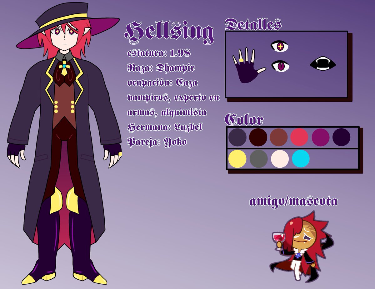 Hellsing_bt's tweet image. Y pues como no, despues de literal un año, Hellsing y su hermana (que ahora se llama Luzbel) tienen diseño nuevo

Muchas gracias a las talentosas @Yummichan_VT y @hakurines por haberme ayudado en esto, vayan a seguirlas a ambas que son muy talentosas ^^