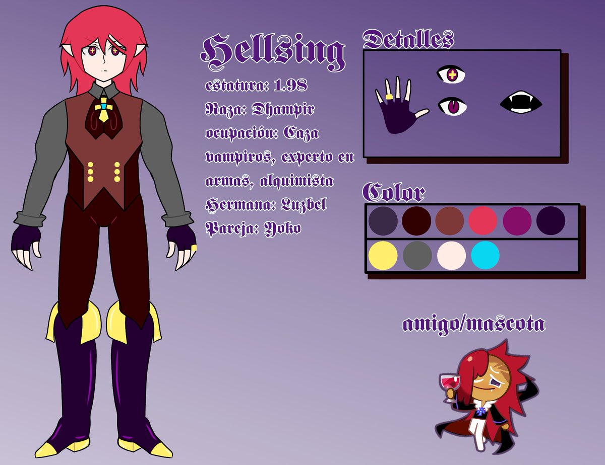 Hellsing_bt's tweet image. Y pues como no, despues de literal un año, Hellsing y su hermana (que ahora se llama Luzbel) tienen diseño nuevo

Muchas gracias a las talentosas @Yummichan_VT y @hakurines por haberme ayudado en esto, vayan a seguirlas a ambas que son muy talentosas ^^