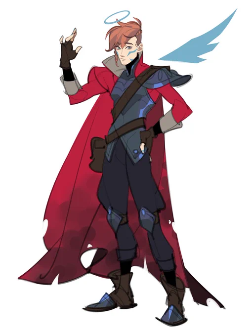 #dnd my dnd OC aasimar paladin Vale
