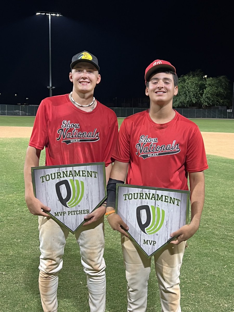 Congratulations to future Vaqueros and 16U GBG Great Lakes 2026’ Nano Pinedo (AZ) who was the tournament MVP and 2026’ Peyton Carson (AZ) who was the Pitching MVP at the Arizona 16U Prospect Wire Tournament last weekend. Great job!!!