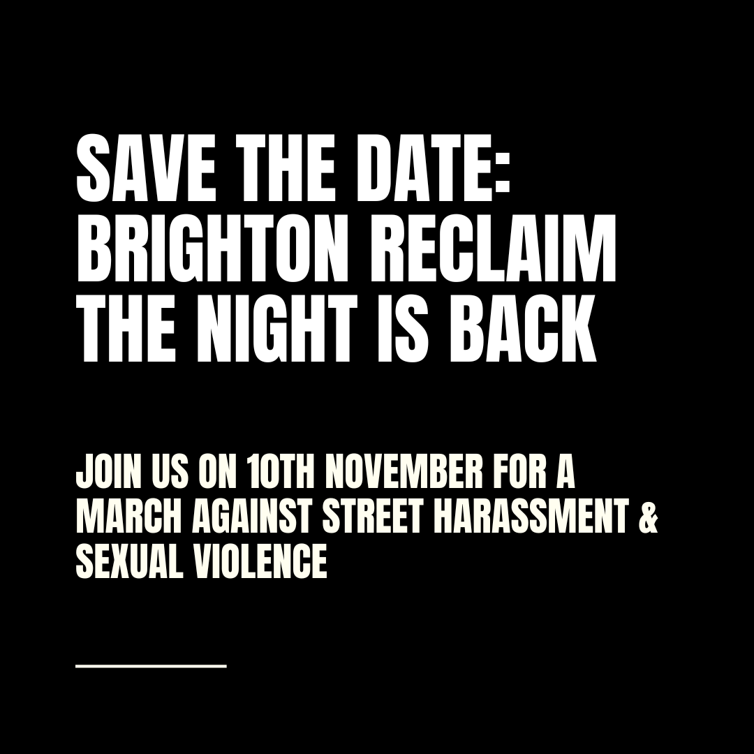 NightReclaim's tweet photo. Reclaim the Night Brighton is back on 10th Nov 2023

https://t.co/CX9omwYnwV

Join us. https://t.co/Q3YCLz8ELV