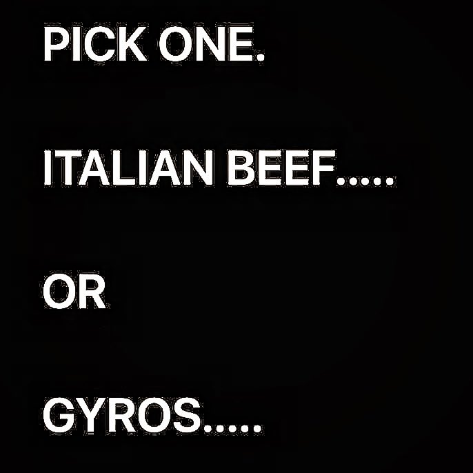 Chicago_History's tweet photo. ITALIAN BEEF OR GYROS?

#ChicagoHistory ™️ https://t.co/pdUG379HFj