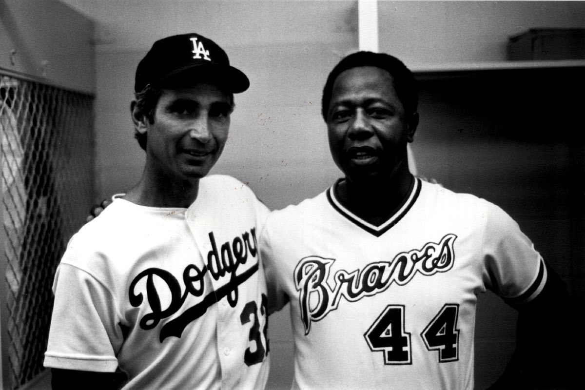 Sandy Koufax and Henry Aaron