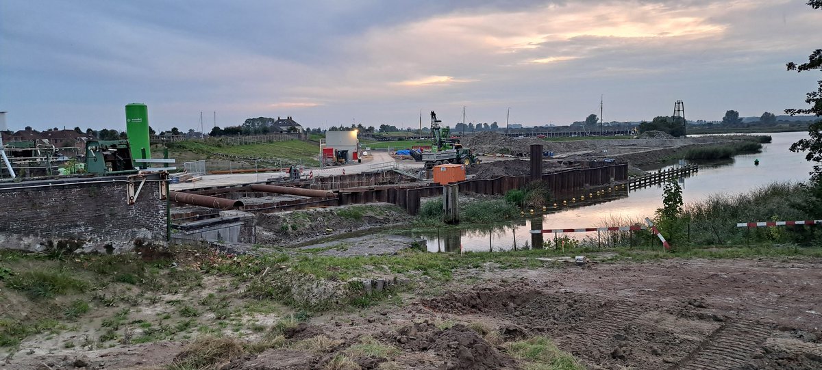 de werkzaamheden vorderen langzaam #zoutkamp