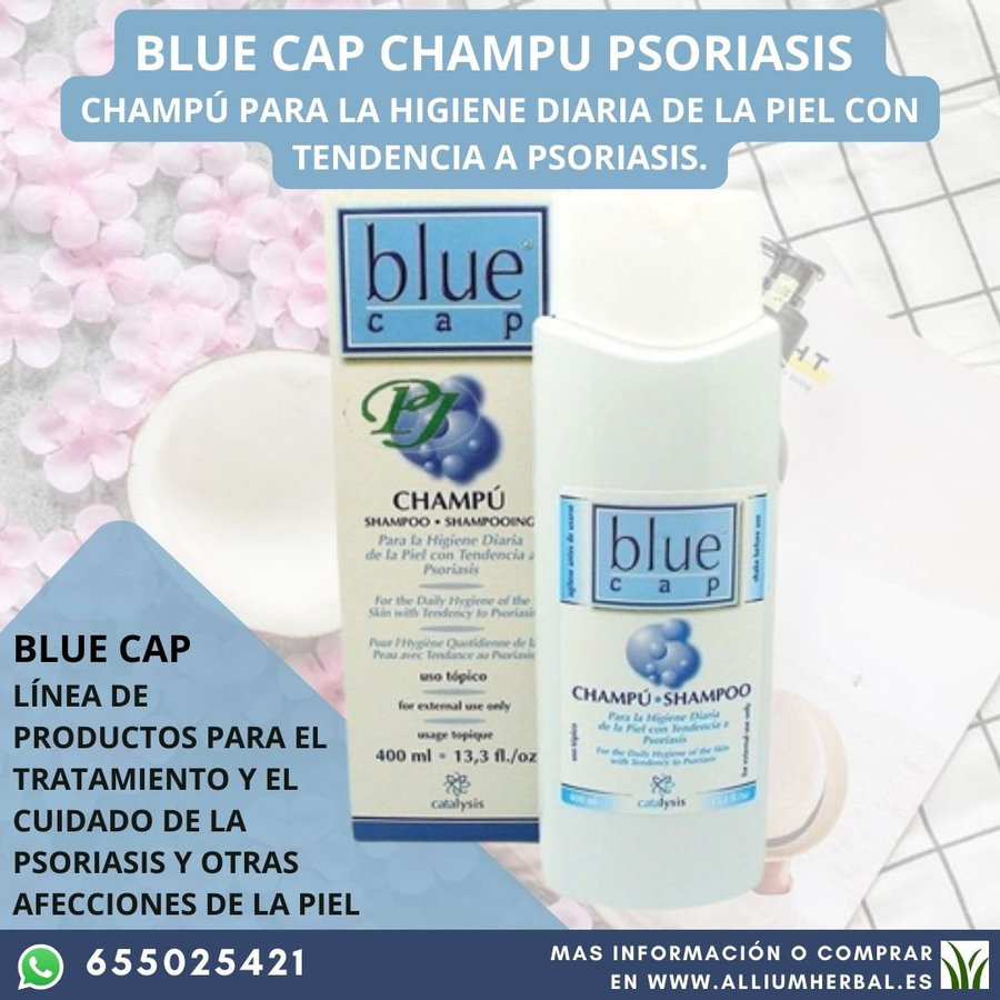 alliumherbal's tweet image. "¿Luchando contra la psoriasis en el cuero cabelludo? No busques más. BlueCap Champú es tu aliado en el cuidado capilar. Con su fórmula con piritionato de zinc, alivia la picazón y la descamación. 💙 #BlueCap #Psoriasis #CuidadoCapilar" bit.ly/4690zxd