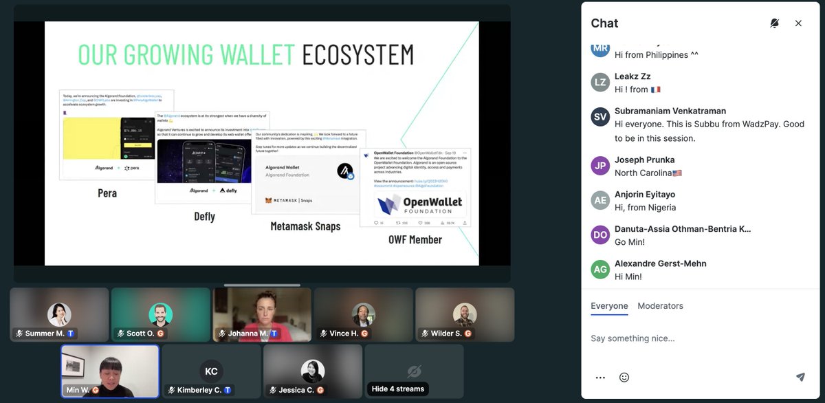 AlgoFoundation's tweet photo. Did you miss the Algorand Assembly Call?
We reviewed the last two months and all that's happened on the Algorand ecosystem, marketing, #BuildABull, and more.
View the recording: https://t.co/TLdx6wocKA https://t.co/vVCMoPxpd3