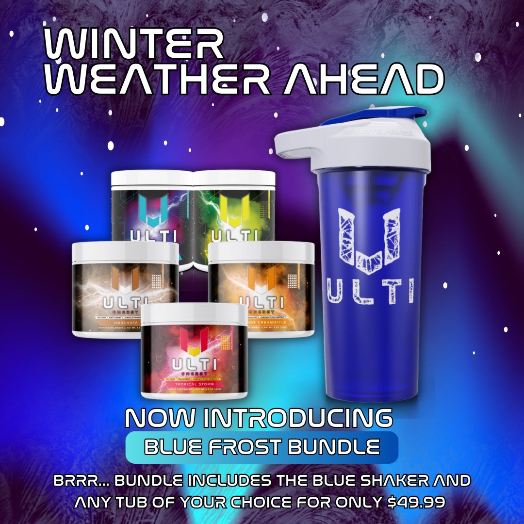 We’ve defrosted this bundle just in time for Winter 2023! We’re excited to add this icey blue plastic shaker to our collection and allow you to snag one for just a fraction of the price when you get yourself a tub of your choosing!