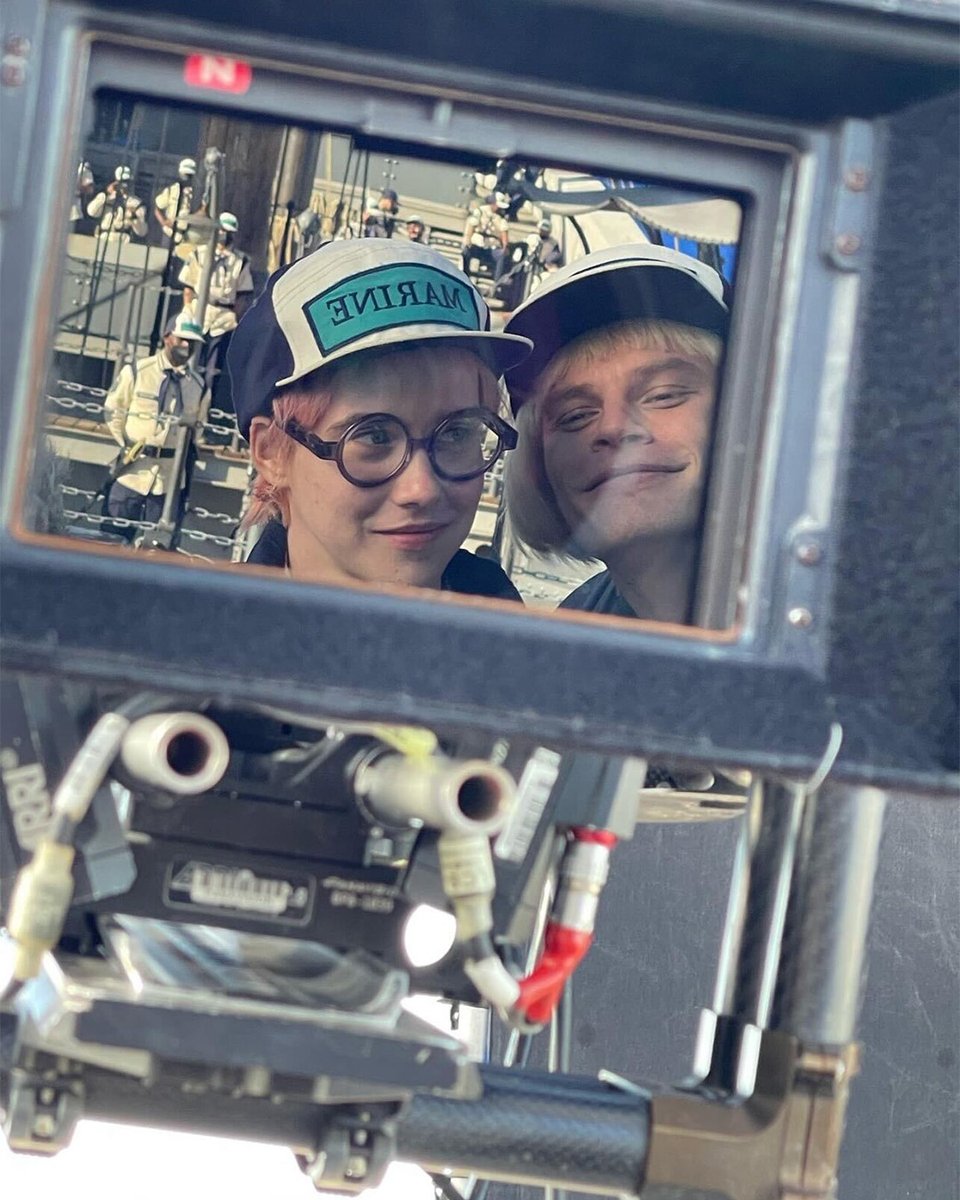 onepiecenetflix's tweet photo. Marines! Here’s a look behind the scenes of #OnePieceNetflix courtesy of our very own Helmeppo, Aidan Scott. 📸 #OnePieceLiveAction https://t.co/Cmb2Lx1rRg