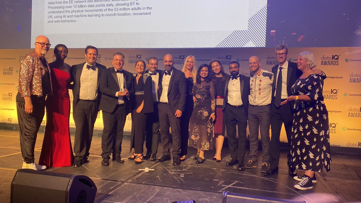 TheDataIQ's tweet photo. The award for AI-enabled solution of the year (Vendor-side) goes to @bt_uk.

Learn more: https://t.co/si1W1ZlMS0 https://t.co/c5M9Y7Wea2