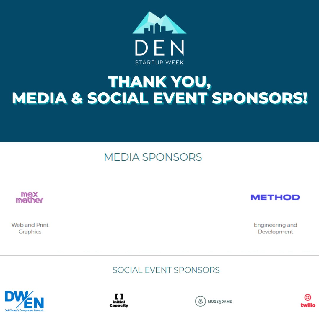 Colorado Startup Week tweet media