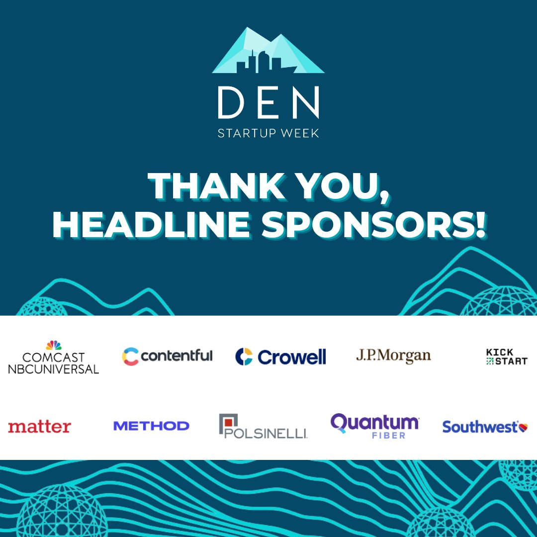 Colorado Startup Week tweet media