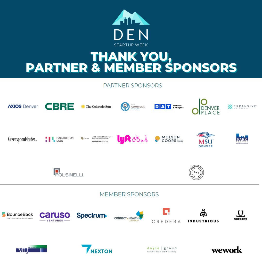 Colorado Startup Week tweet media