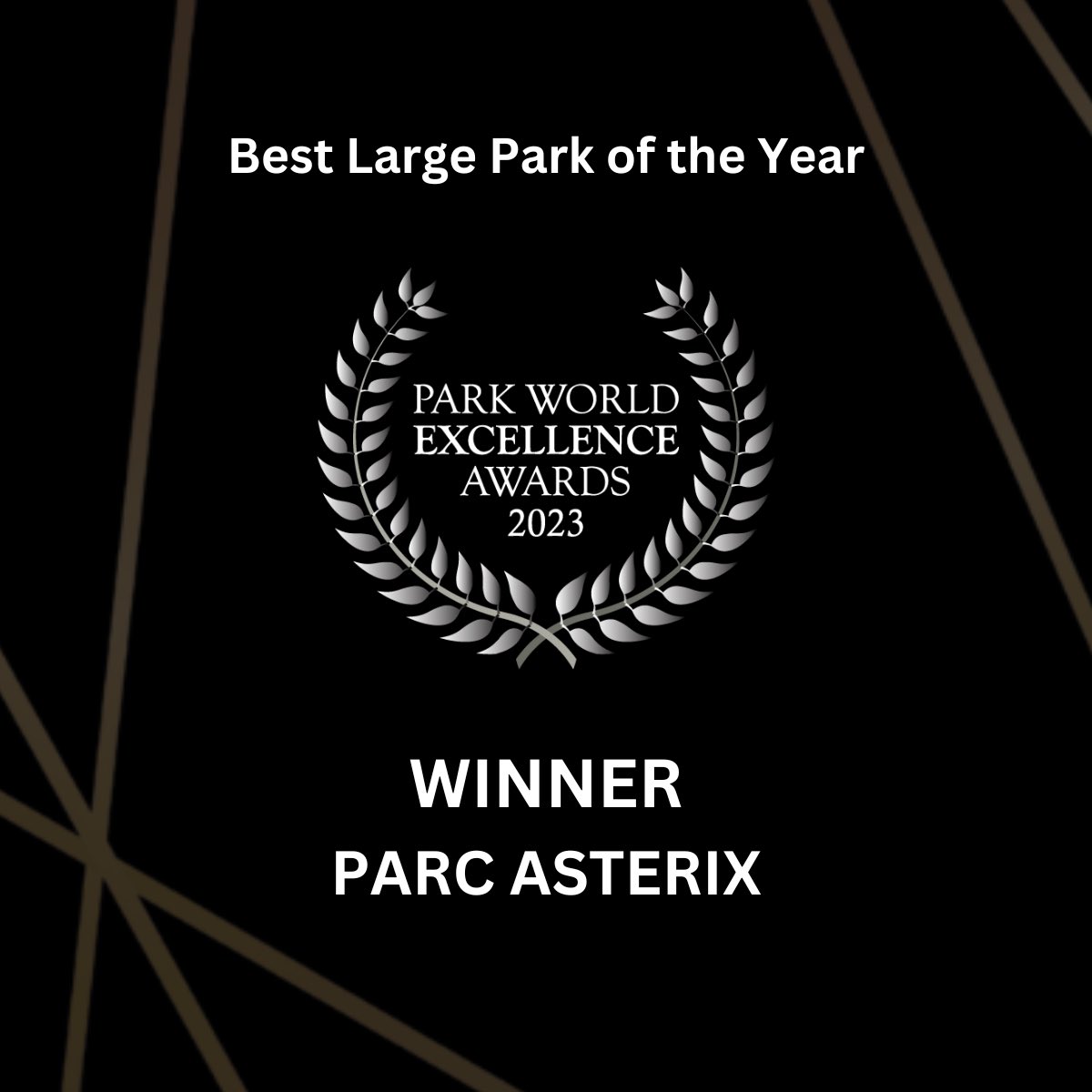5) Congratulations to <a href="/ParcAsterix/">Parc Astérix</a> for winning Best Large Park of the Year.