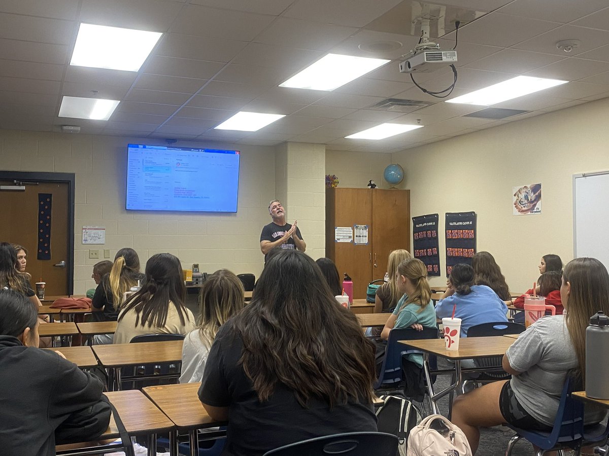 Thank you Coach Walker! He has been at central with us for 37 years, with a record of 11 state championships and 25 straight district wins. It’s great to have coaches that put their heart and soul into their work. Learning to have composure in a game. It’s great to be a Bobcat!
