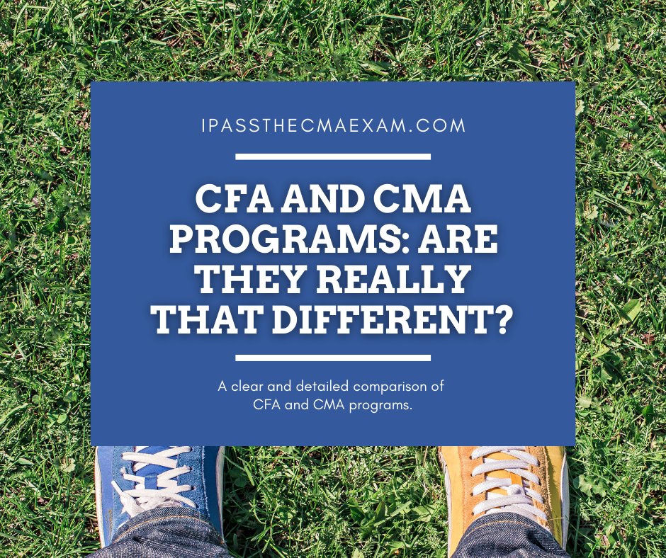 ipassthecmaexam's tweet photo. Choosing between the CFA and the CMA? What are the differences? Which one’s better? Find out here! https://t.co/C09WeVp6Lq #accountant #CMAExam #CMA https://t.co/DBRtKIPTdF