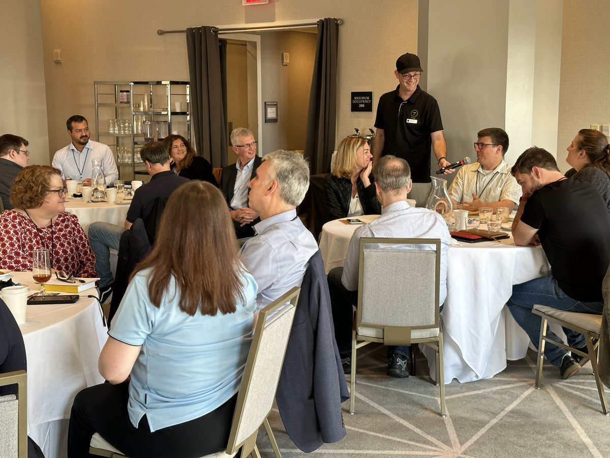 typefi's tweet image. The last session of today’s #TypefiUserConference2023 got interactive! We asked the important questions—like what animal you think Typefi is, and what features you want to see next. Lots of laughs, and plenty of good discussions 😁 Thanks to all who joined us!