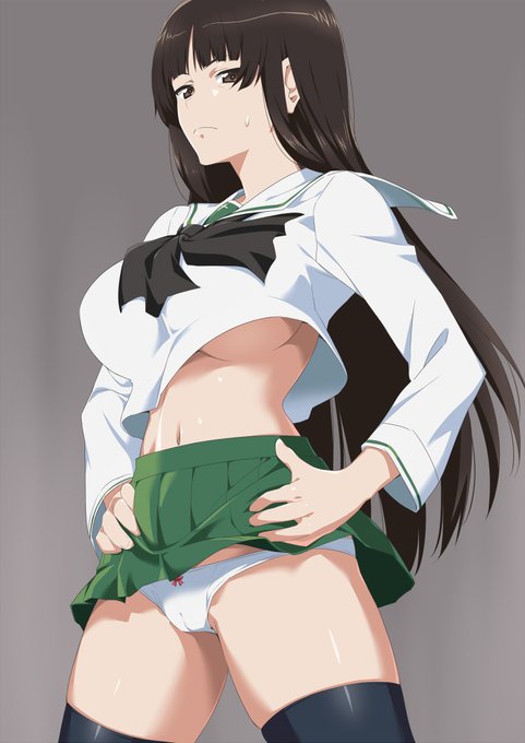 大洗制服の西住しほさん修正版。
#ガルパン
#garupan 