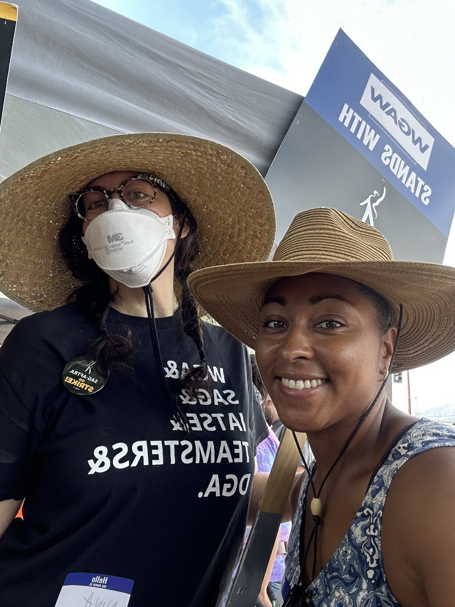 Love you, <a href="/ninamillin/">Nina Millin</a> ❤️
#SAGAFTRAstrike #SagAftraStrong