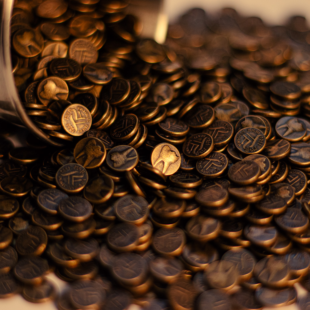 Meanwhile, at the Bank of Tooth vault✨

#toothfairycoins #coinpile #toothfairy