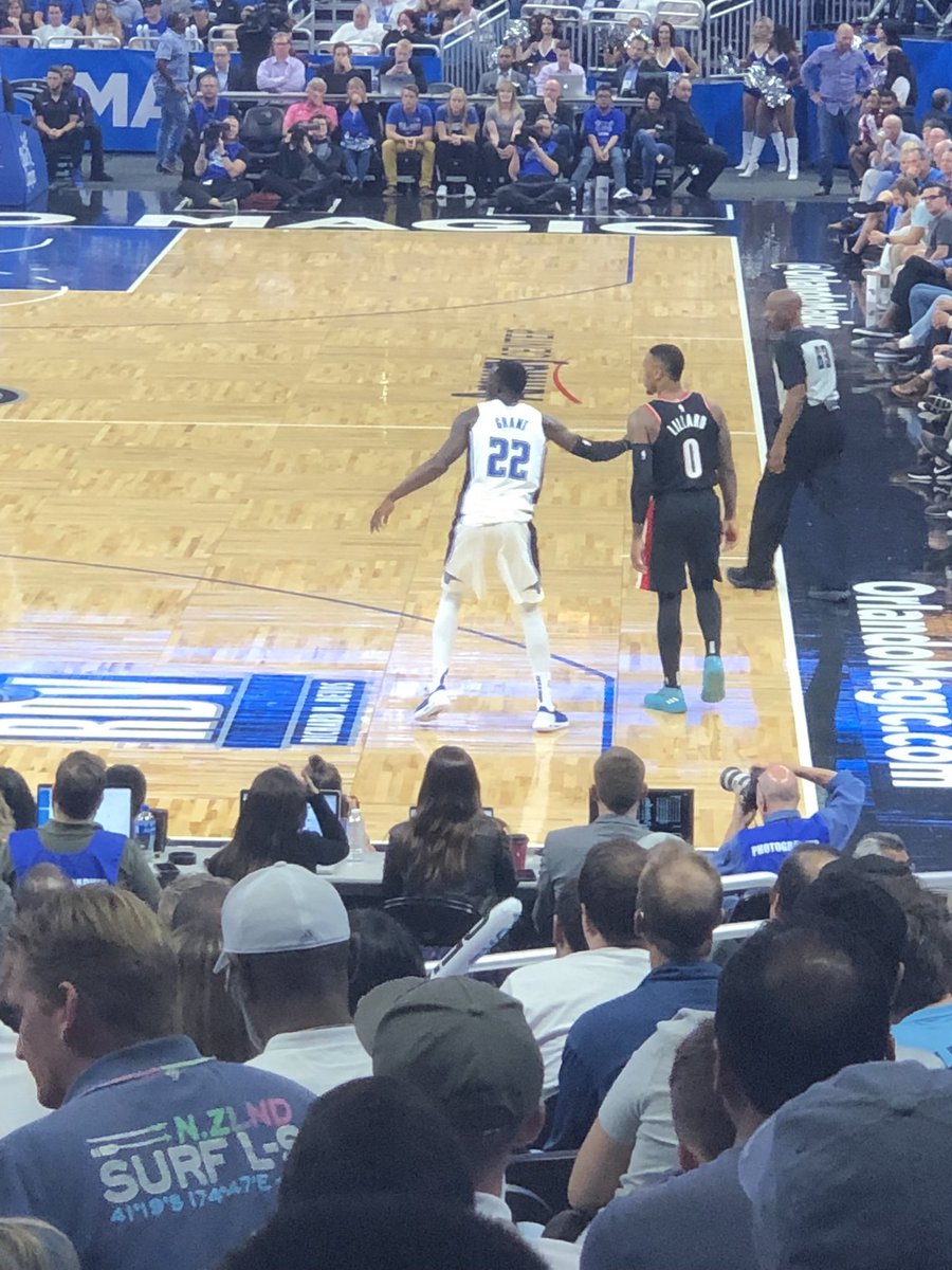 Jakumir's tweet photo. @Dame_Lillard @Bucks Thanks for all the memories @Dame_Lillard you're the realest!  Saw you play in Orlando in 2019 took the whole family we'll miss you in PDX. Now go get a ring my guy https://t.co/Hgw5MVAzph