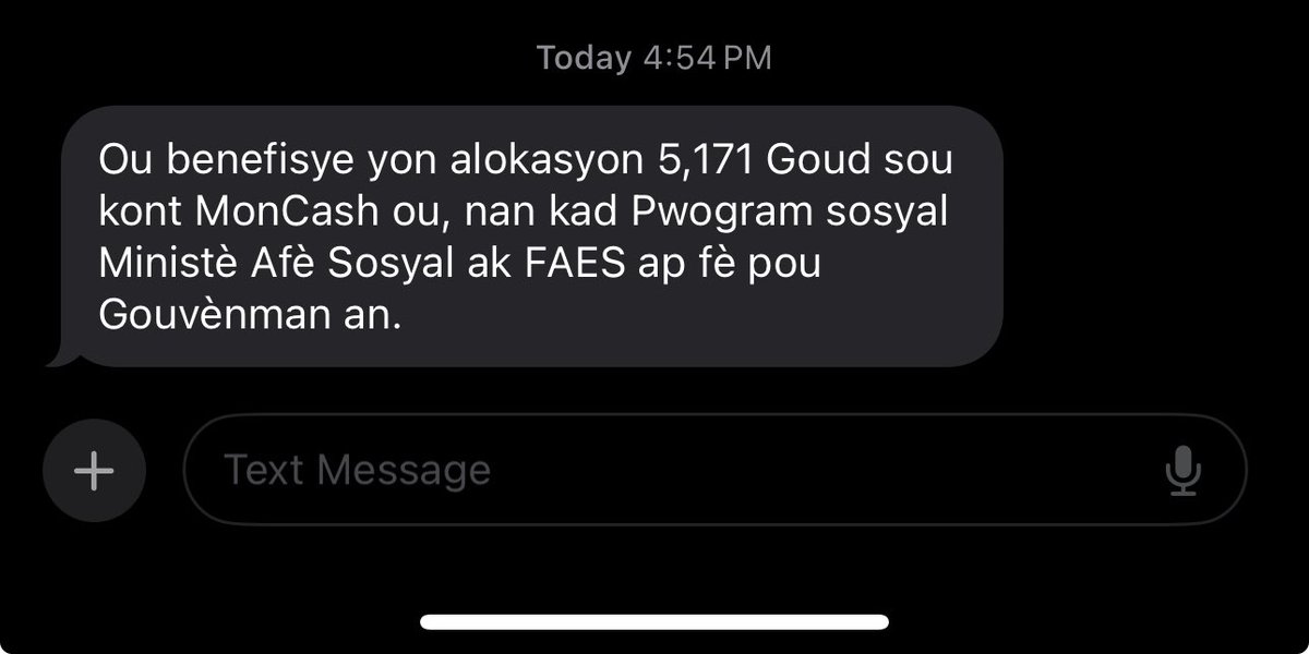 M rete kwè lajan sa a t ap pi itil yon lòt moun ke mwen. Ki metòd gouvènman an chwazi pou distribye kòb sa a?