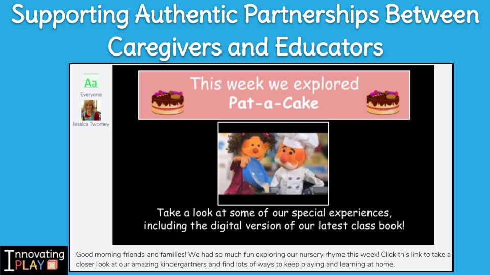 Supporting Authentic Partnerships Between Caregivers and Educators innovatingplay.world/post65/ #InnovatingPlay #gafe4littles #edchat #ecechat #kinderchat #prek #1stchat #2ndchat #TwitterEDU #academictwitter #pedagogy #ECE #familylearning #techwithheart #education