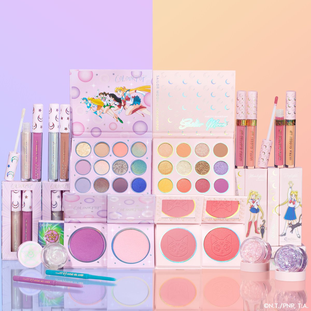 #GIVEAWAY Moon Prism Power Make Up! 🌙💖✨ THREE lucky winners will receive both Sailor Moon x ColourPop and Pretty Guardian Sailor Moon x ColourPop collections!! ☁️🤩

HOW TO ENTER:
1. Like this post
2. Tag a bestie in the comments