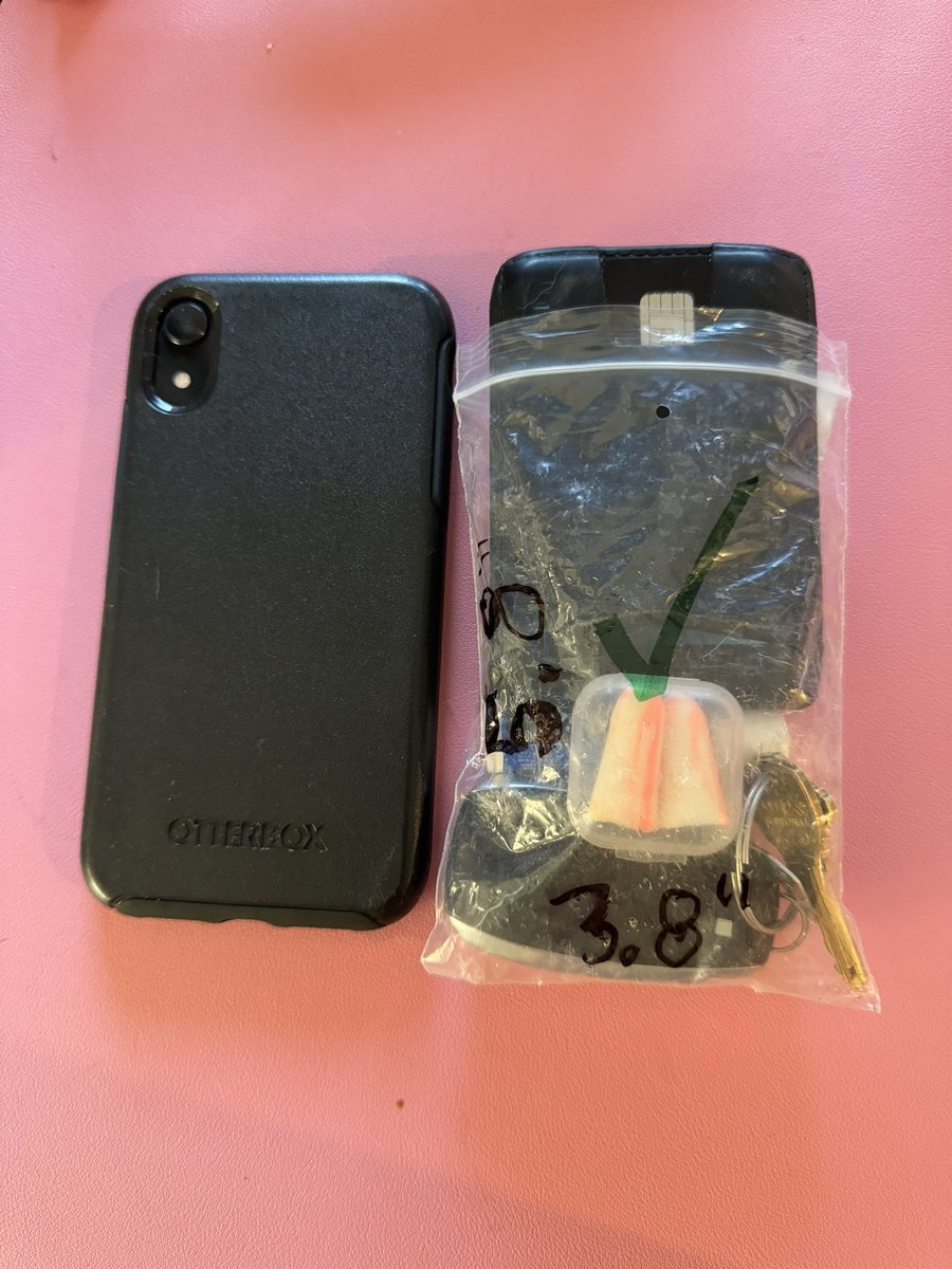 Lboots7's tweet photo. @BallArenaDenver 
Your new bag policy is horrendous. Ziploc bags aren’t compliant. Pictured are  @Avalanche game day essentials. Please increase bag sizes to be inclusive of all fans being able to bring their phone, wallet, and keys to a game and cheer on our teams hands-free! https://t.co/32HaZskMR9