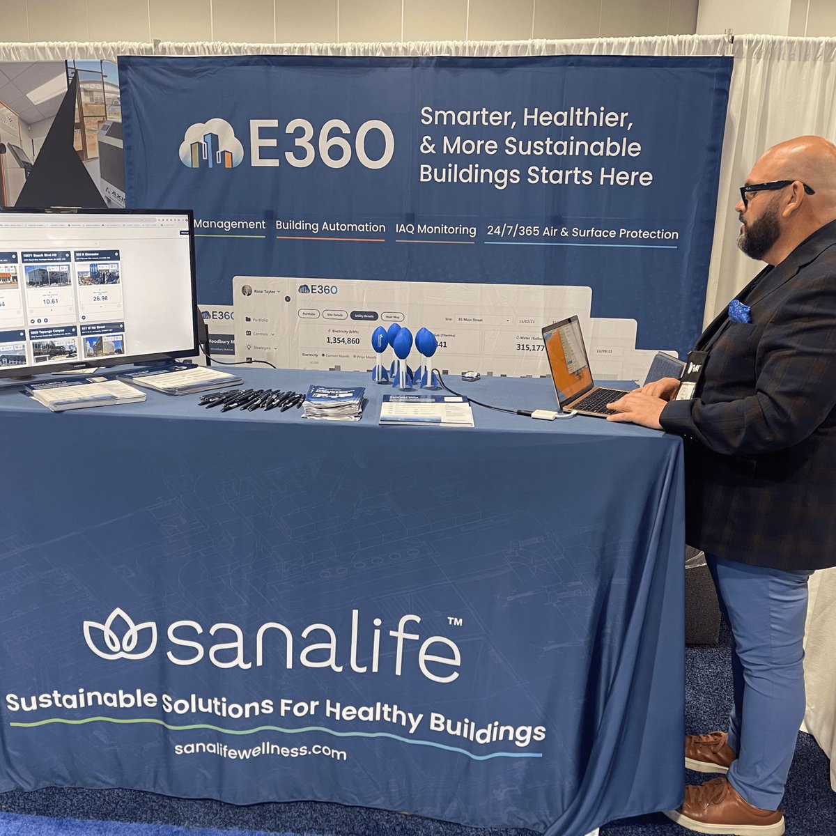 We are thrilled to be at #IFMA #WorldWorkplace to present E360's #EnergyManagement and #IndoorAirQuality solutions! Visit us at booth 364 to speak to one of our representatives to learn more! 
•••
#FMindustry #FM #PropertyManagement #IFMADenver #WWP23 #IFMA2023