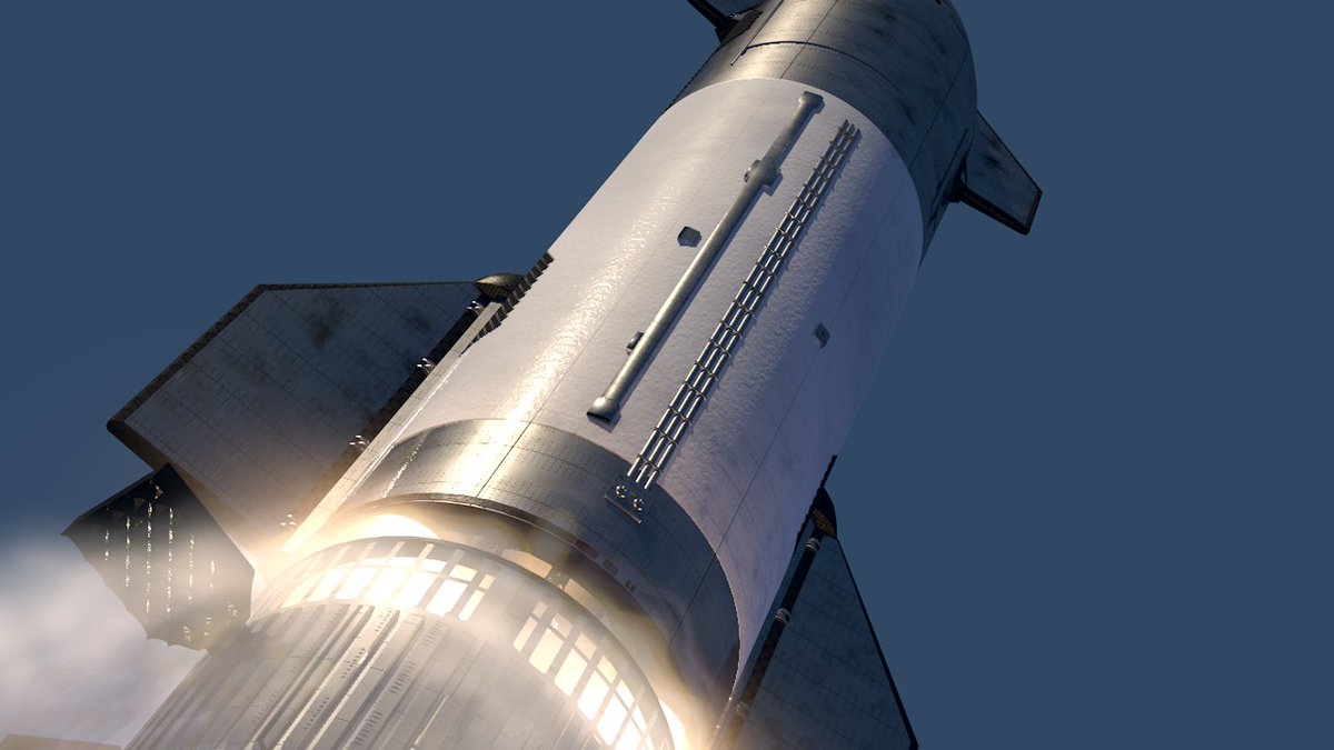 visual_iam's tweet photo. A few closer shots... @spacex #starship #ship25 #hotstaging https://t.co/EsJgIeporT