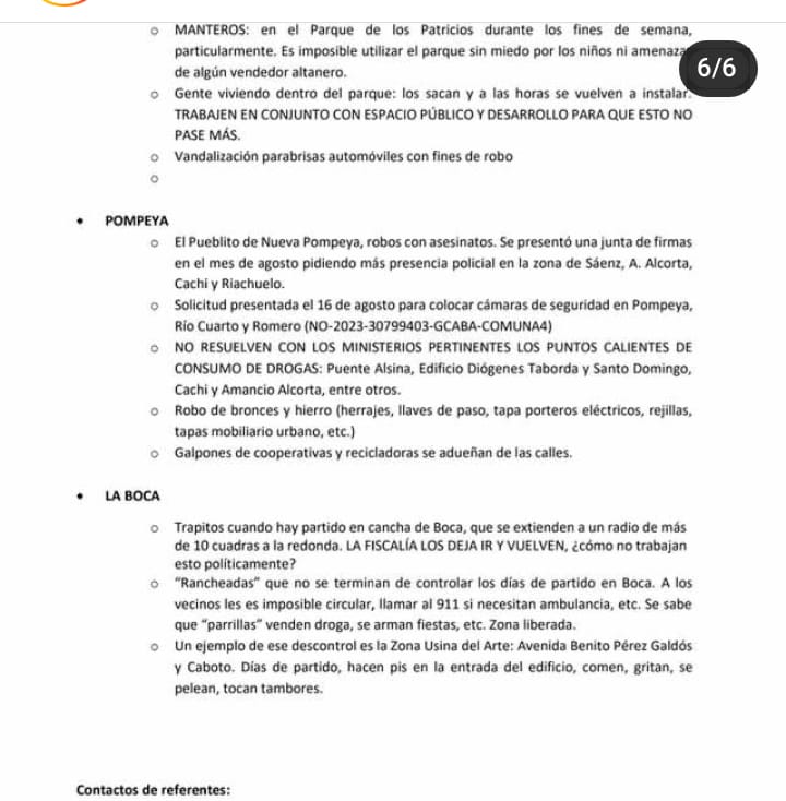 PatricioDelPozo's tweet photo. Vecinos de varias comunas de CABA hartos de inseguridad,denuncian connivencia de funcionarios del Ministerio de Justicia y Seguridad  de CABA y de Policía de La Ciudad con los delincuentes . Entregaron comunicado de alerta y se reunieron con Coria. https://t.co/CAYCIAdHFB https://t.co/uVdEQd57az