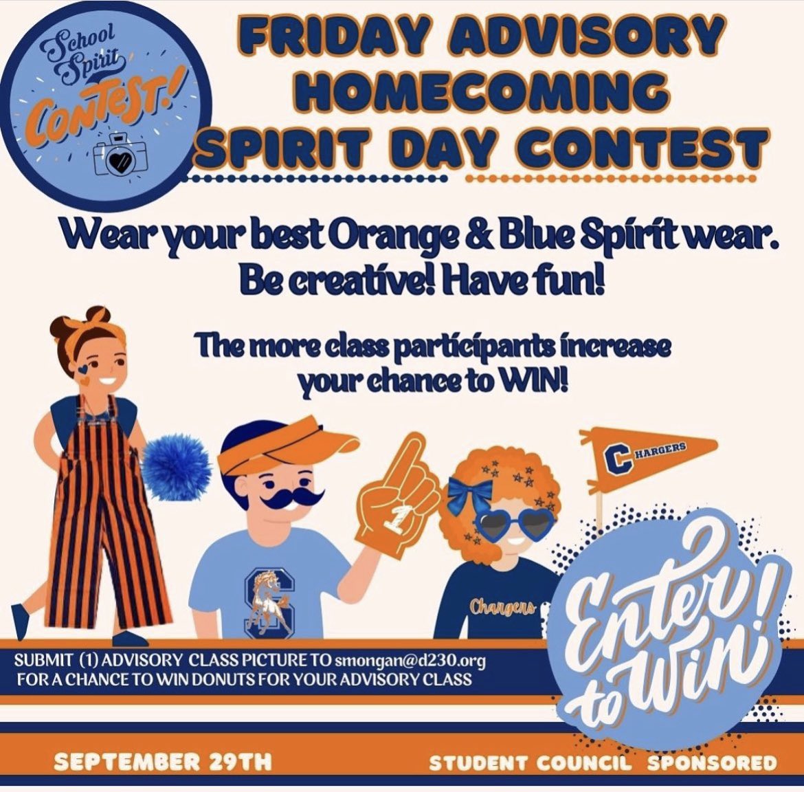 AAS Student Council (@staggstuco) on Twitter photo Get ready to unleash the spirit this Friday! Which advisory class will rise to the occasion and claim the title of Spirit Day Champion?! <a href="/StaggHighSchool/">Stagg High School</a> <a href="/CHSD230/">District 230</a> Get ready to unleash the spirit this Friday! Which advisory class will rise to the occasion and claim the title of Spirit Day Champion?! <a href="/StaggHighSchool/">Stagg High School</a> <a href="/CHSD230/">District 230</a>