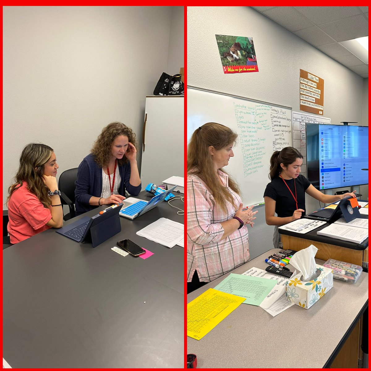 The Cortez sisters have such a servant’s heart! <a href="/catalinarcortez/">Catalina Cortez</a> was my student aide 2 years ago (helping a teacher in the first picture) and <a href="/carisacortez11/">点我头/加微❤️！</a> this year (helping a teacher in the 2nd picture) Different people, Different years, but the same helpful spirit! <a href="/lcp_it/">LCPTech</a>