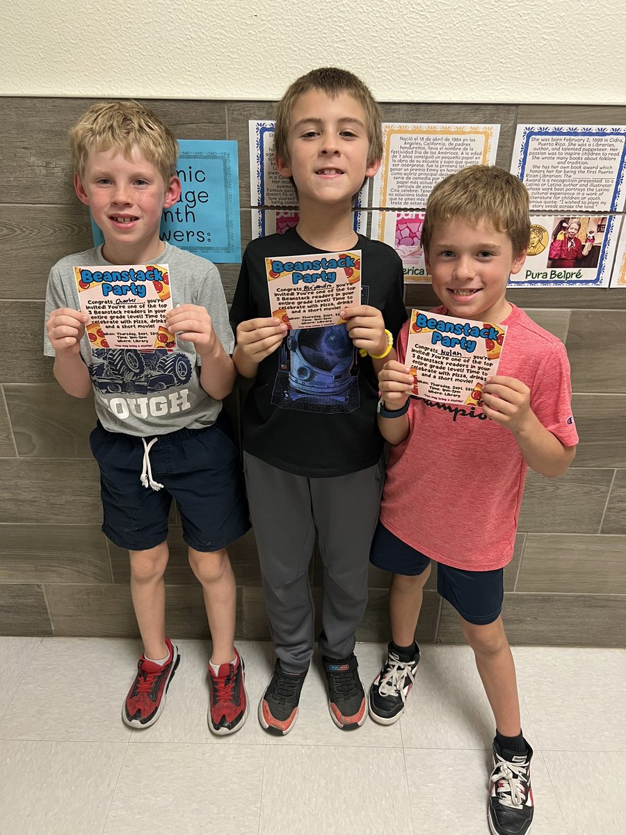 miss_perez1106's tweet photo. When you and your besties are invited to the Beanstack Pizza Party because you’re the top 3 readers in your grade level…you dance it out🕺🏽@SeguinISD @zoobeanreads @MatsRead @PatlanES https://t.co/0Z6DdGyjqS
