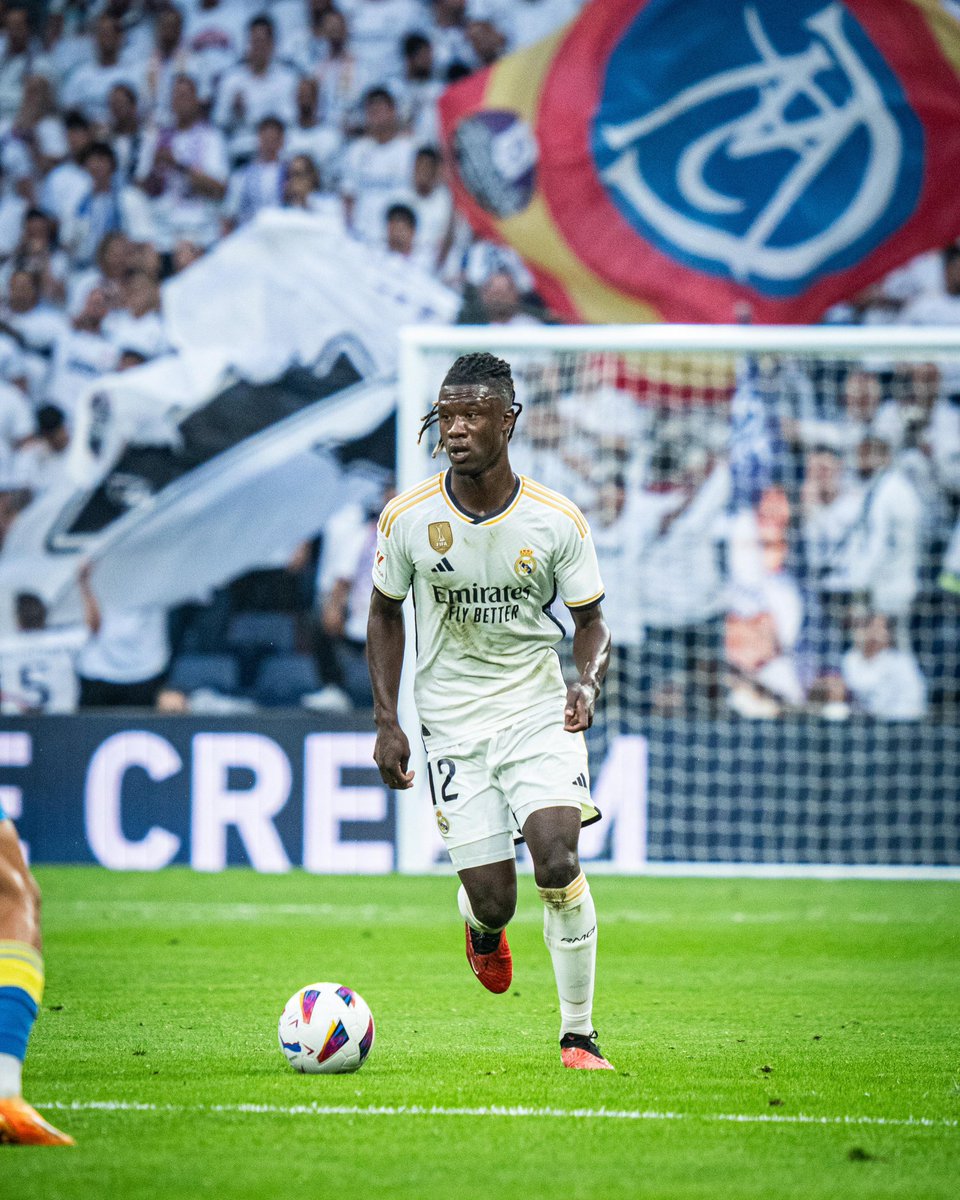 Camavinga's tweet photo. Nueva victoria en casa. Este es el camino! #HalaMadrid https://t.co/NmHmAcHkBv