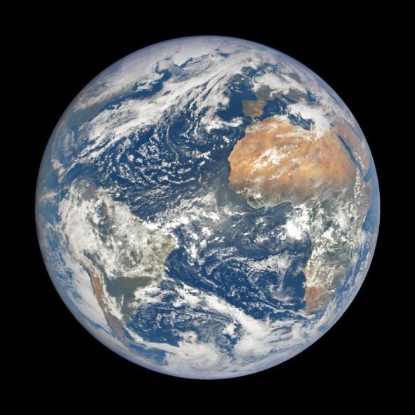 This is the most beautiful #planet known until now: our own #Earth. Please take all the necessary eforts to save it !! Image taken by @Dscver_epic