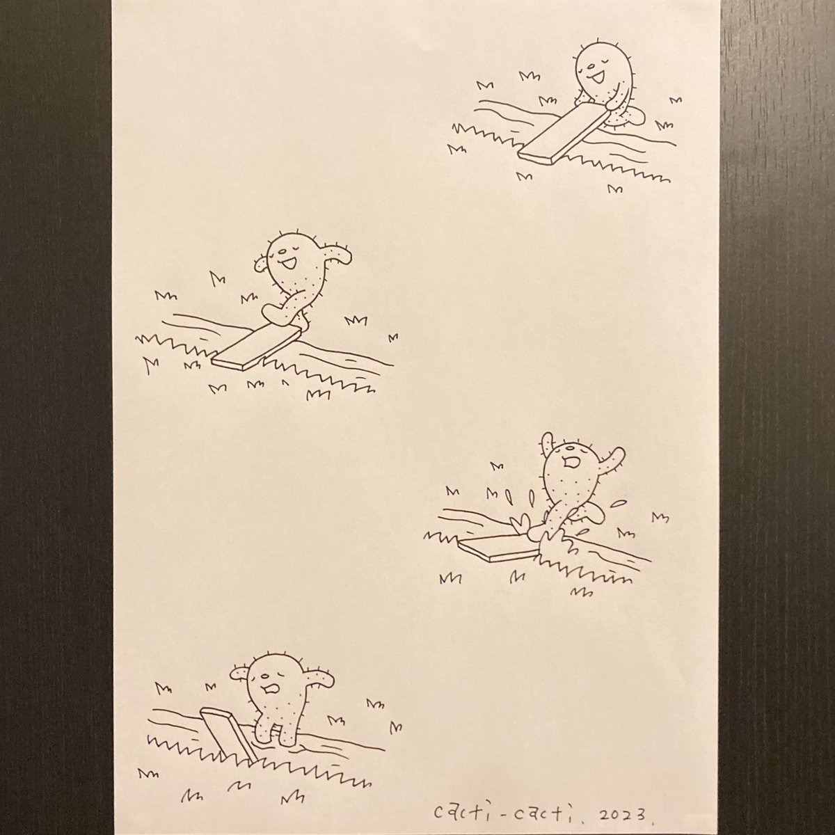 Official2Check's tweet photo. 雨予報の札幌からおはようございます。

#川遊び #4コマ漫画 #comicstrips #fail #streamlet https://t.co/BzntqdgPd5