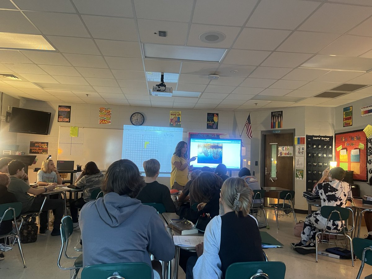 I loved being at HBMS with Leslie Evan’s. They are an A+ college ready cohort. I saw kids working in groups today perfectly! They were checking each others work and supporting each member of their group. I love seeing mathematicians at work!