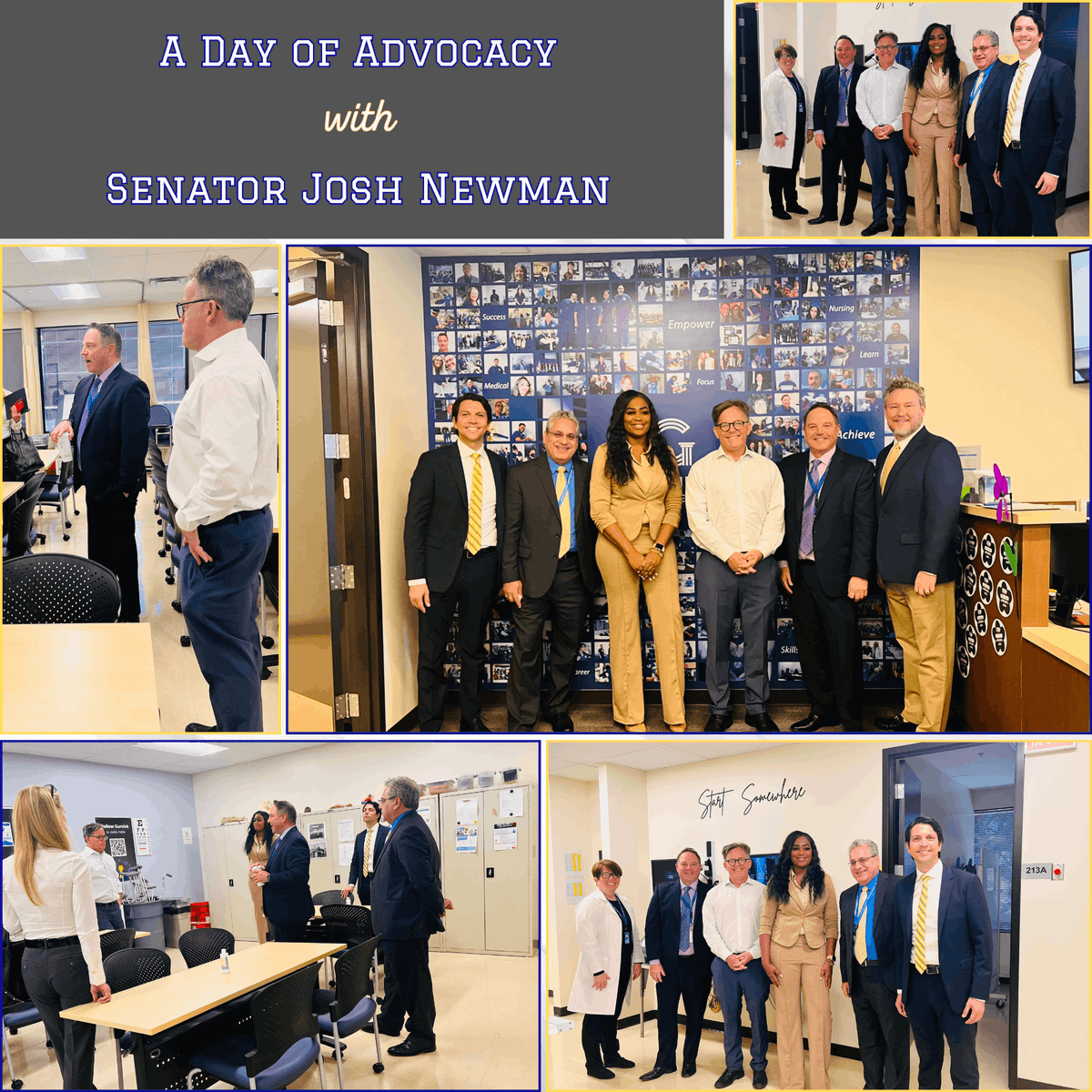 It was a pleasure to welcome State Senator <a href="/JoshNewmanCA/">Senator Josh Newman</a>  and Rafael De La Rosa, Director of Advocacy for the Hospital Association of Southern California, to our campus.

We shared the impactful work of our school training future healthcare workers to serve the local community.