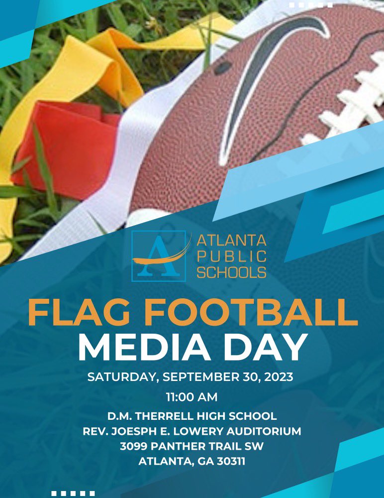 Flag Football Season is here!! Come check out some of the best athletes from across the district at the First Annual APS Girls Flag Football Media Day and the APS Girls Flag Football Invitational! <a href="/apsupdate/">ATL Public Schools</a> @1APS_Athletics <a href="/ps_nation_/">Prep Sports Nation</a> <a href="/High5Sports/">High5Sports</a>