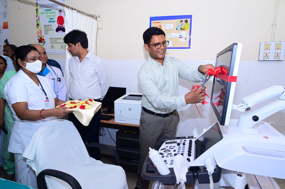 On 27 Sept 2023, Chief Secretary, A&amp;N Administration inaugurated the 4D Echo Machine at ANIIMS Dept of Cardiology
in the presence of Secretary Health, OSD ANIIMS, Director ANIIMS, MS GBPH, Director  DHS, Quality Assurance team, Faculty Members, Senior Doctors &amp; Staffs