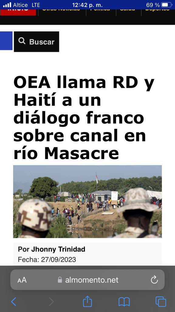 La OEA, en consonancia con otros organismos internacionales para evadir responsabilidades sobre tema haitiano, propone paño tibio para dilatar solución efectiva. Lo que debe aclarar es con quien o quiénes vamos a conversar del otro lado. Con las bandas criminales? Irresponsables.